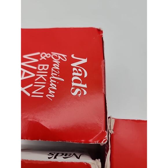 Nads Brazilian Bikini Wax Kits 4.9 oz Each Underarms Body Hair Removal Lot of 3 - Picture 3 of 7